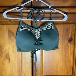 Shade & Shore Army Green Swim Top